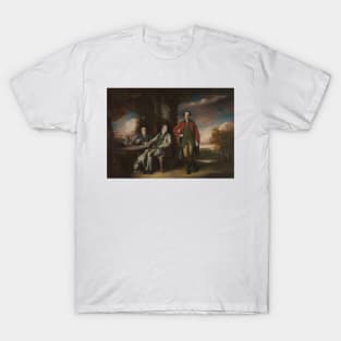 The Honorable Henry Fane with Inigo Jones and Charles Blair by Joshua Reynolds T-Shirt